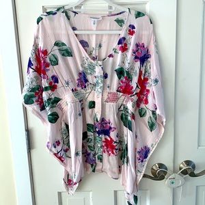 Motherhood Maternity poncho blouse size S